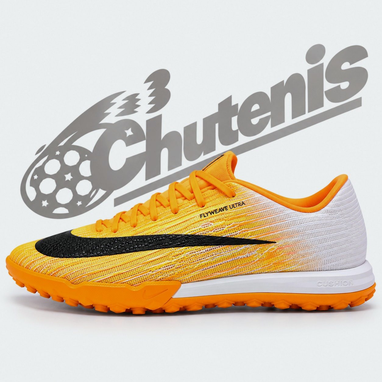 Nike Air Zoom Mercurial Vapor XV Elite TF Laranja/Branco